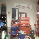 Mechanical room at our 2012 build space.