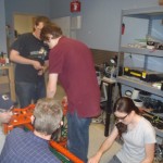 Working together to finish the bot.